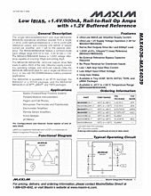 DataSheet MAX4036E pdf